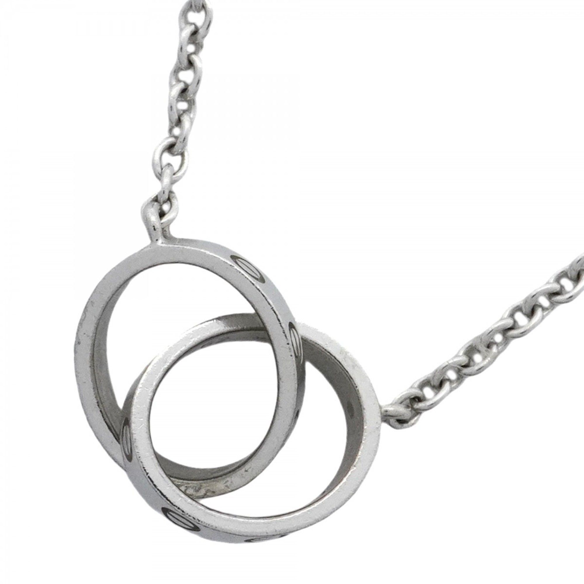 Cartier Baby Love Necklace in 18K White Gold for Women