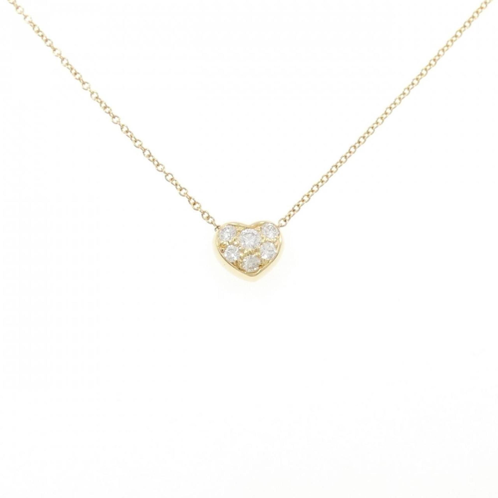 Tiffany Pave Heart Necklace
