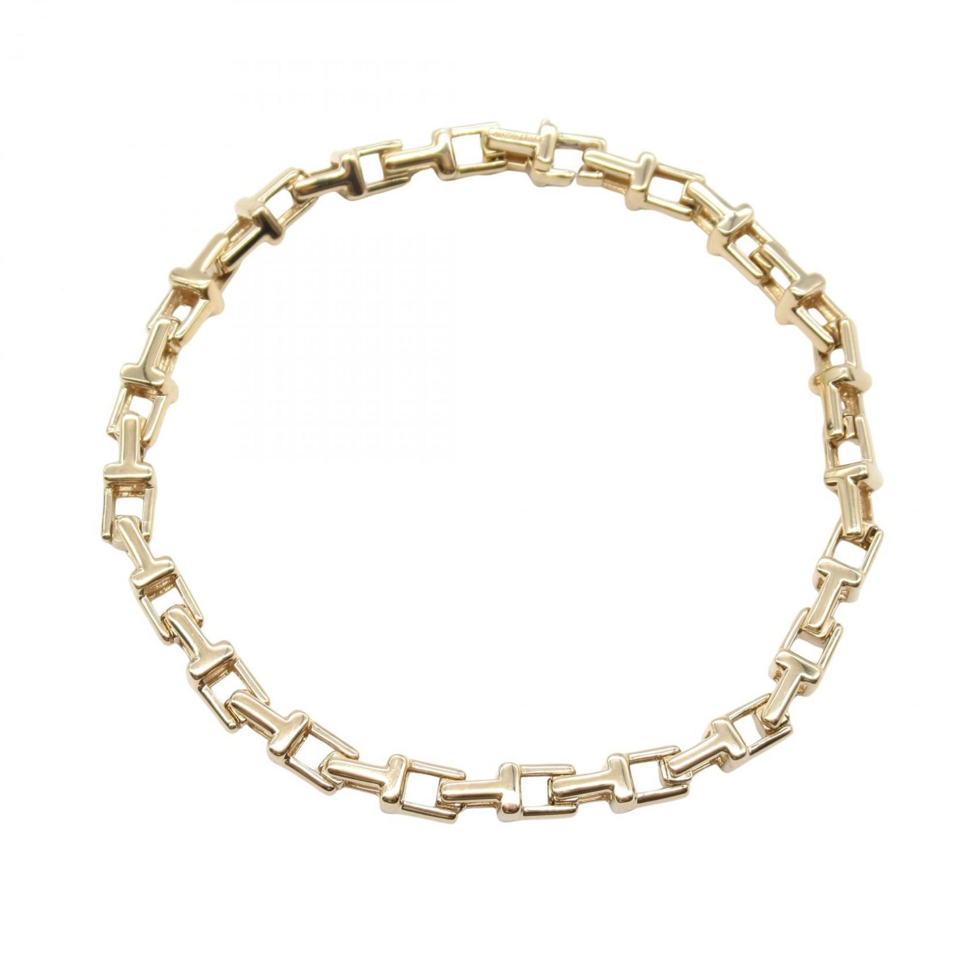 Tiffany & Co. T Narrow Chain Bracelet in 18K Pink Gold for Women