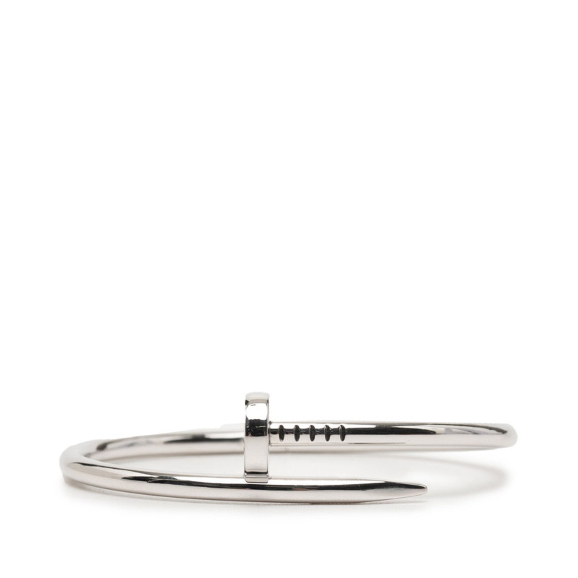 Cartier Juste Un Clou Bracelet #16 18KWG White Gold 750 Stamp Women's CARTIER