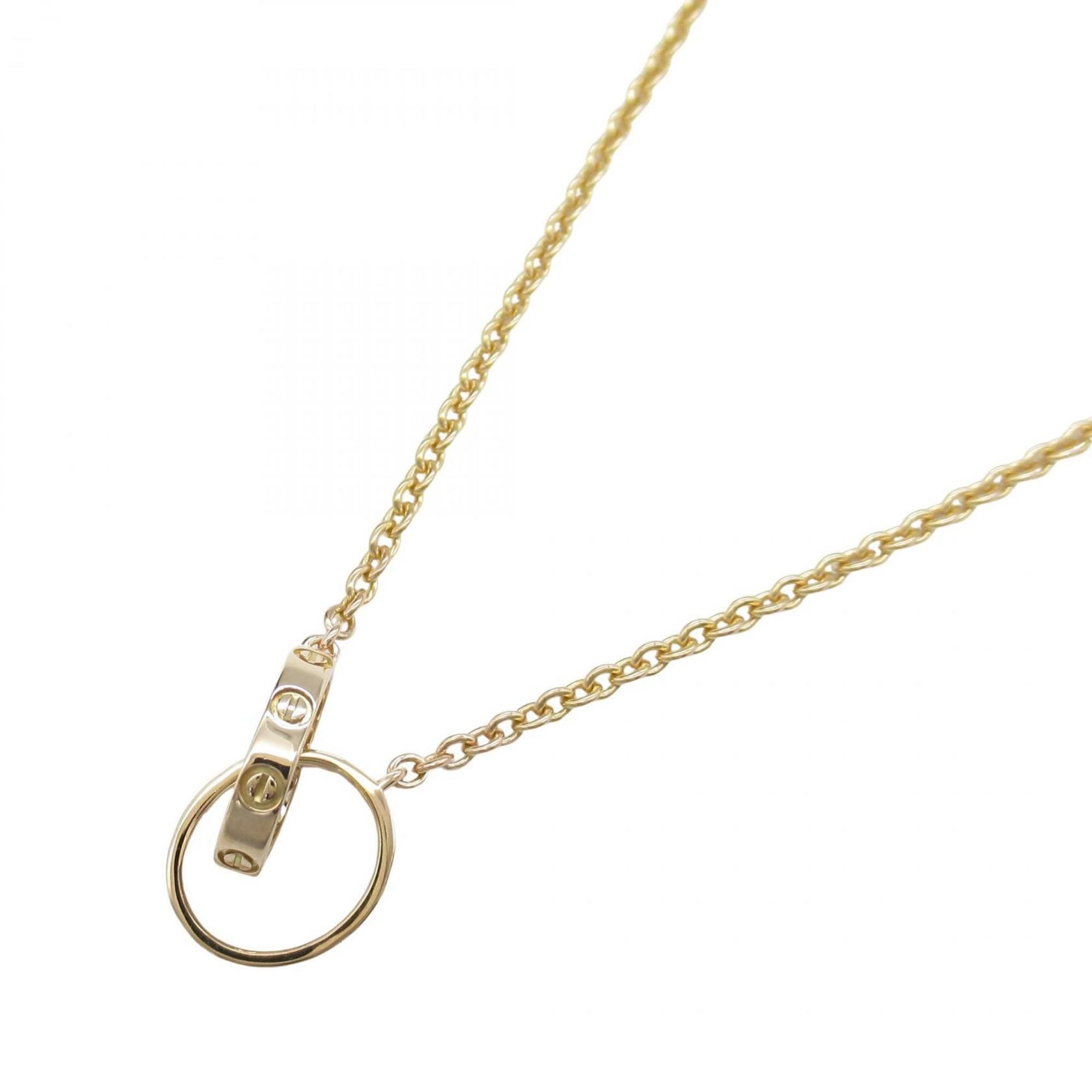 Cartier Baby Love Necklace, 18K Pink Gold, Women's, B7212300