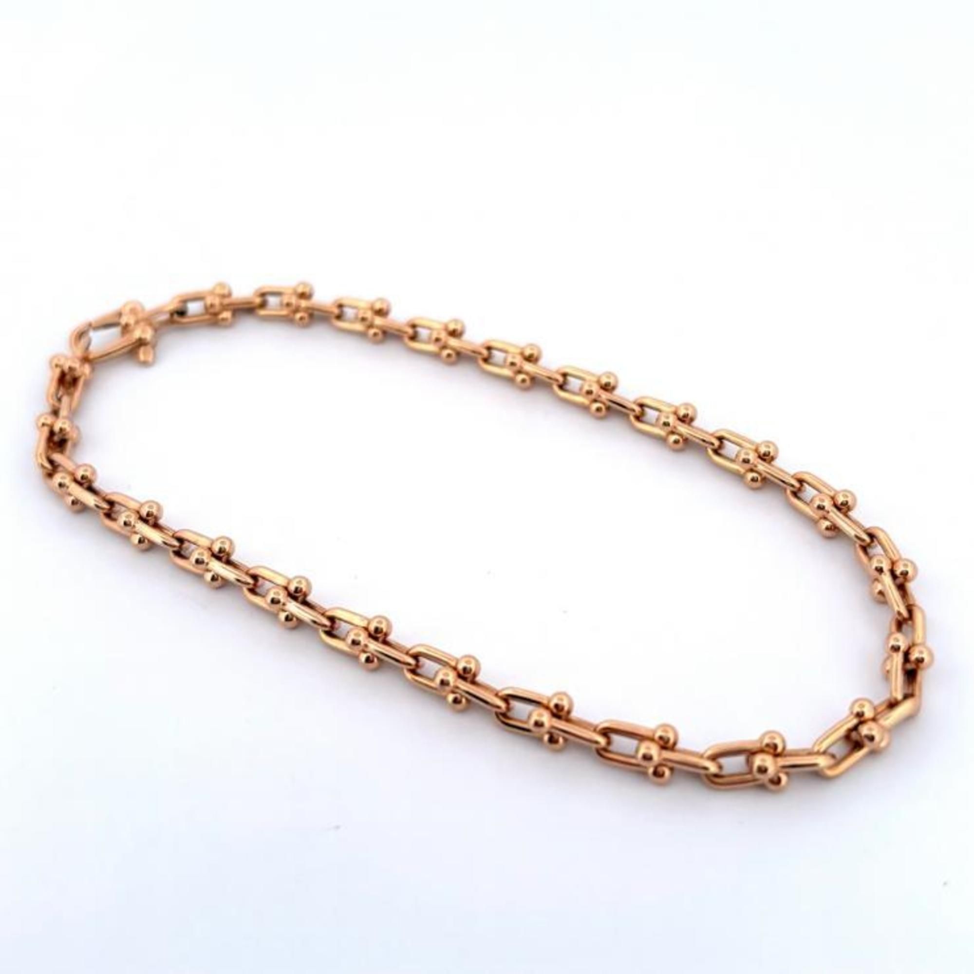 Tiffany & Co. Hardware Microlink Au750YG Bracelet 60416923