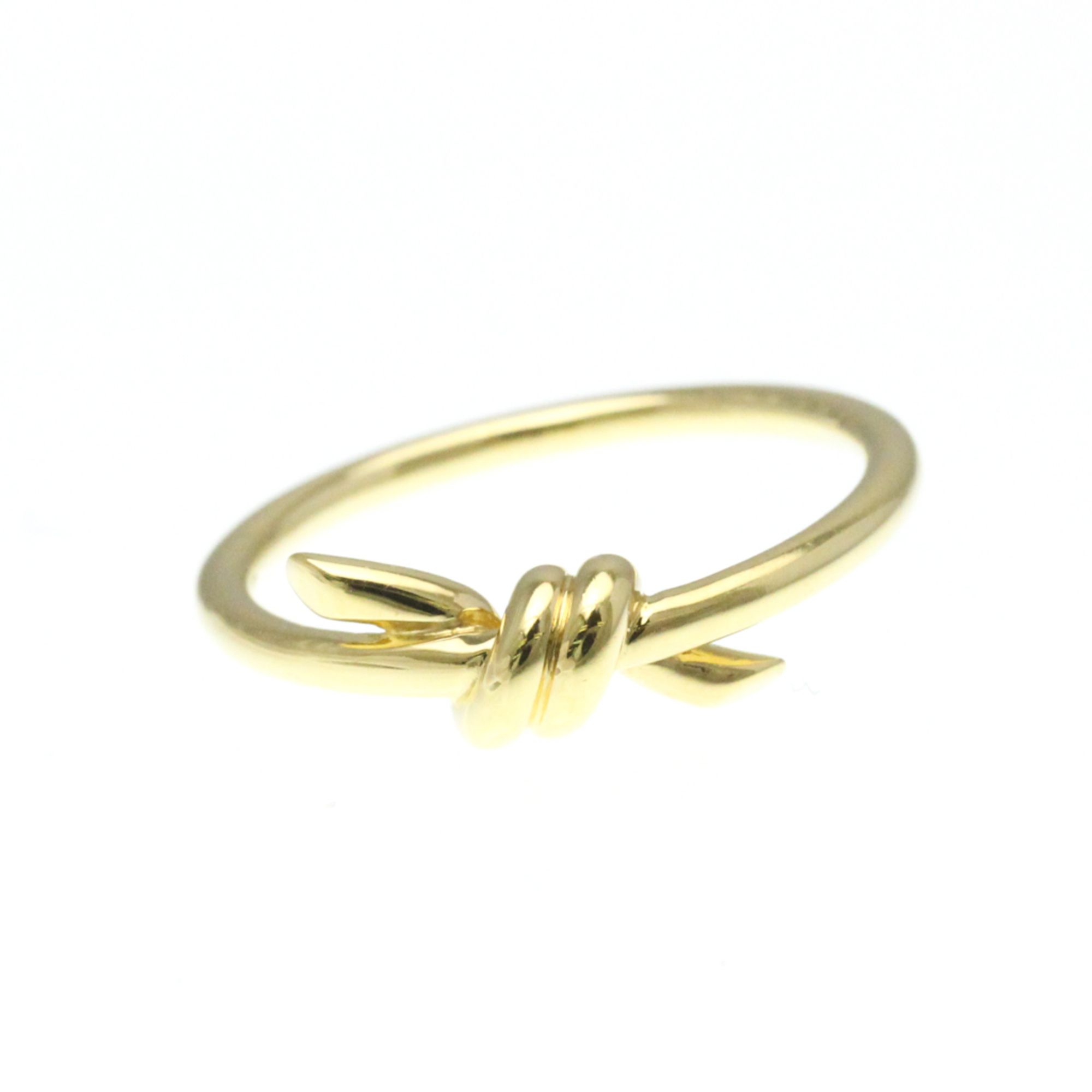 Tiffany Knot Ring Yellow Gold (18K) Fashion No Stone Band Ring Yellow Gold