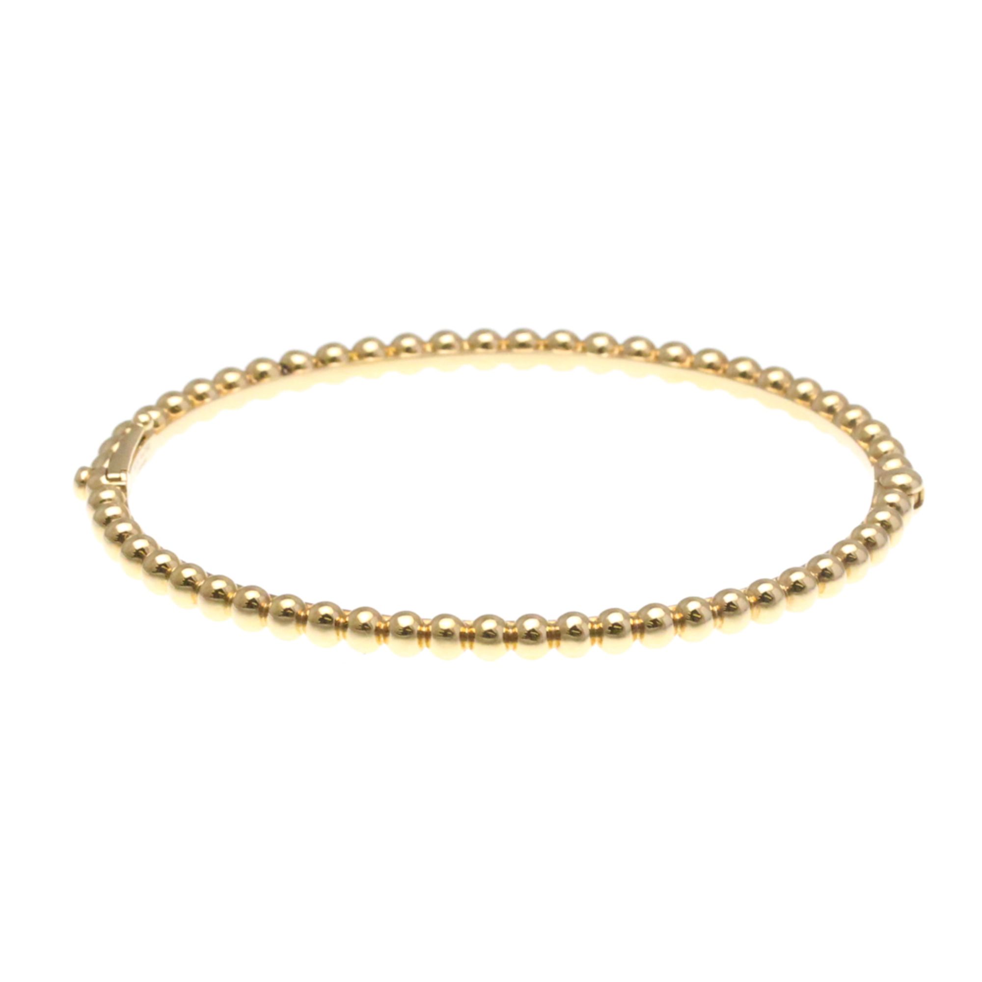 Van Cleef & Arpels Perlee Pink Gold (18K) No Stone Charm Bracelet Pink Gold
