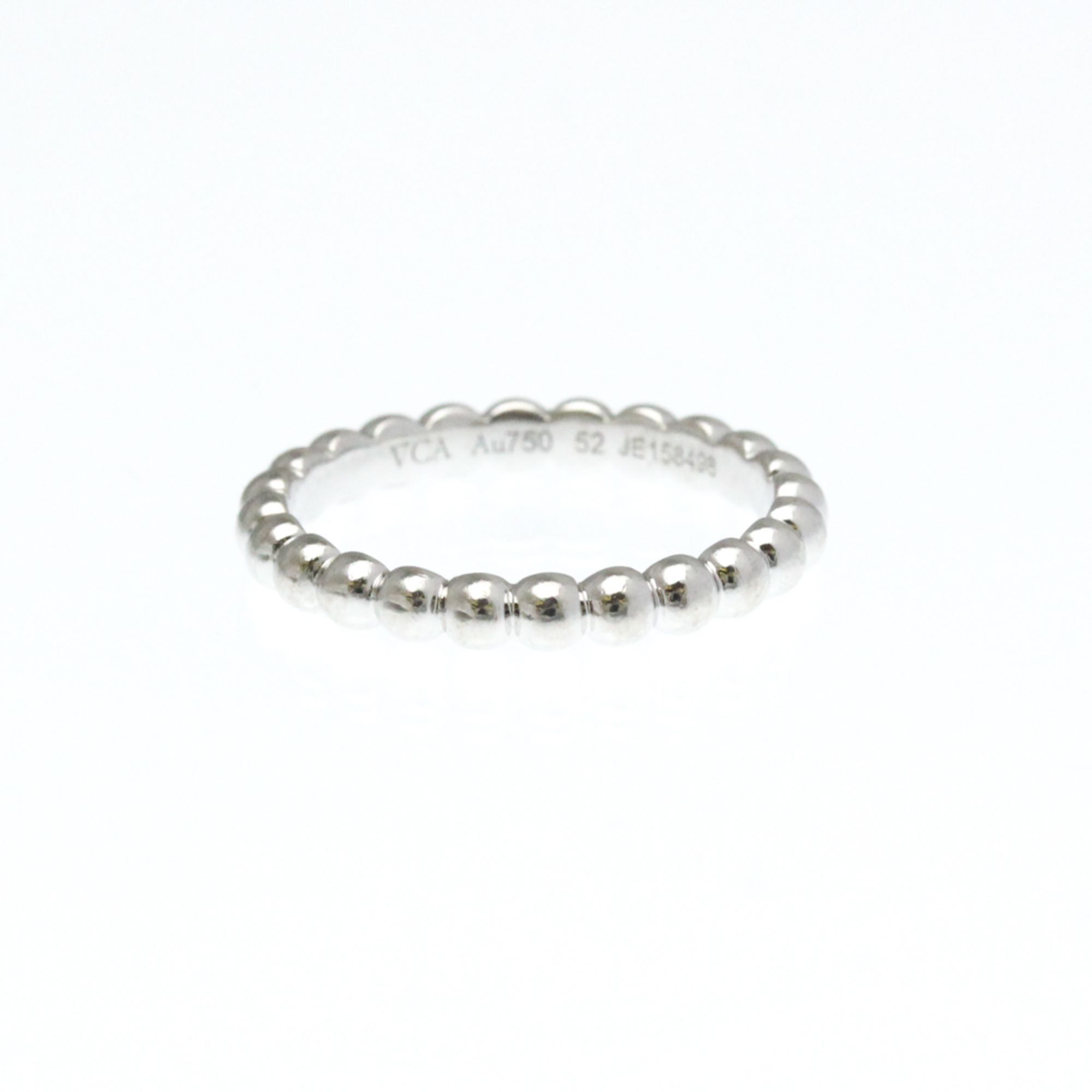 Van Cleef & Arpels Perle Ring Small Ring White Gold (18K) Fashion No Stone Band Ring Silver
