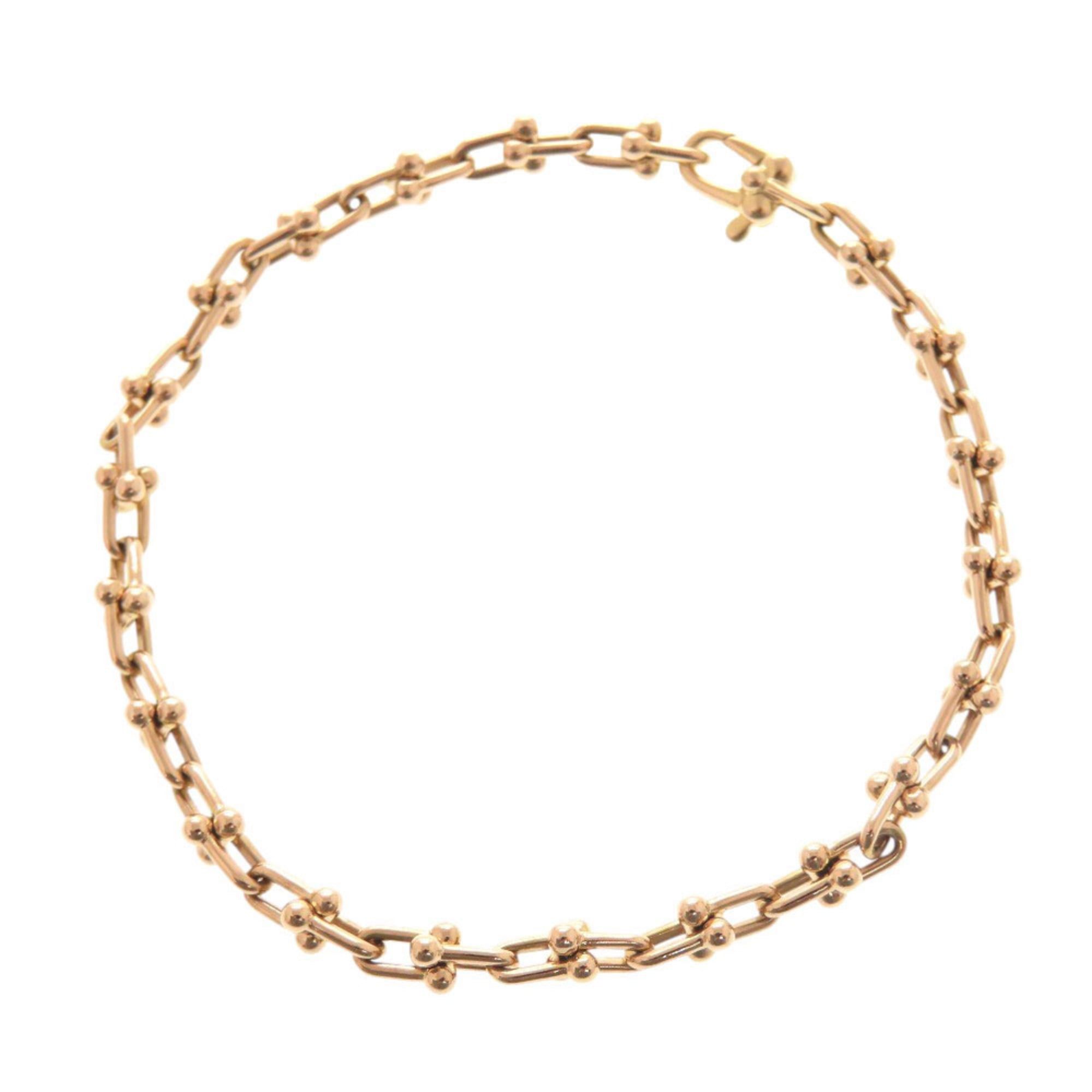 Excellent condition Tiffany HardWear Microlink 18K Rose Gold (18KPG 750PG) Bracelet Jewelry 0395