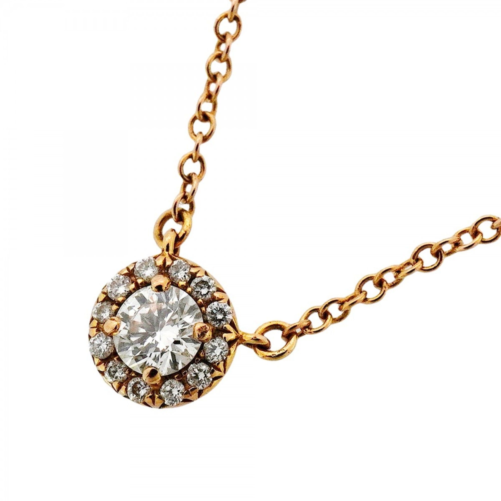 Tiffany Soleste necklace in 18K pink gold with diamonds for women