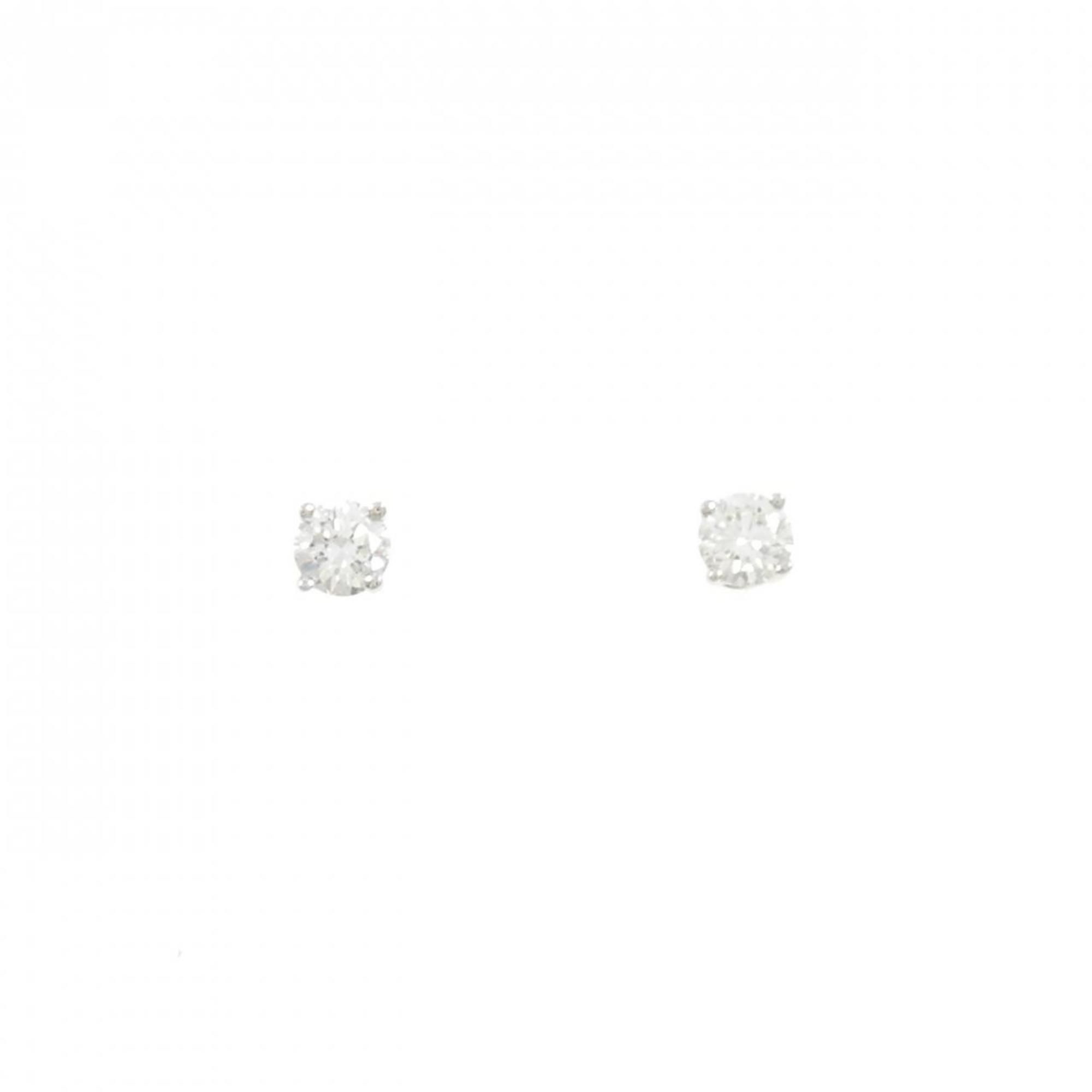 Tiffany solitaire earrings