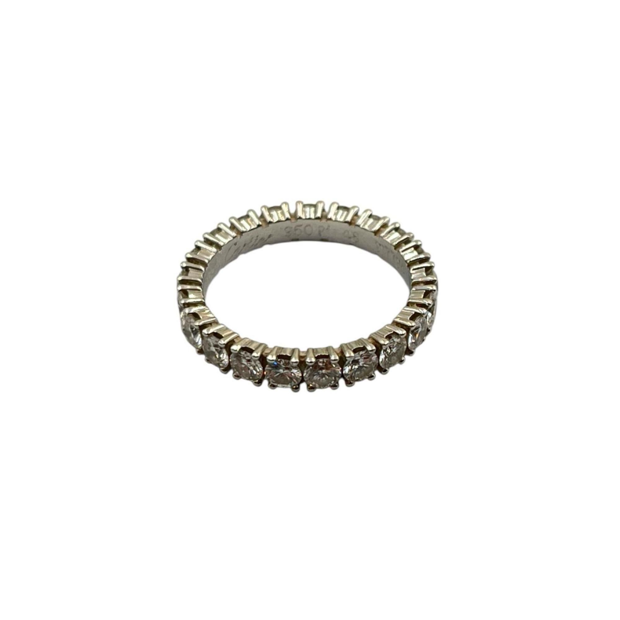 Cartier Destine Wedding Full Eternity Ring in Pt950 Platinum with Diamonds for Women
