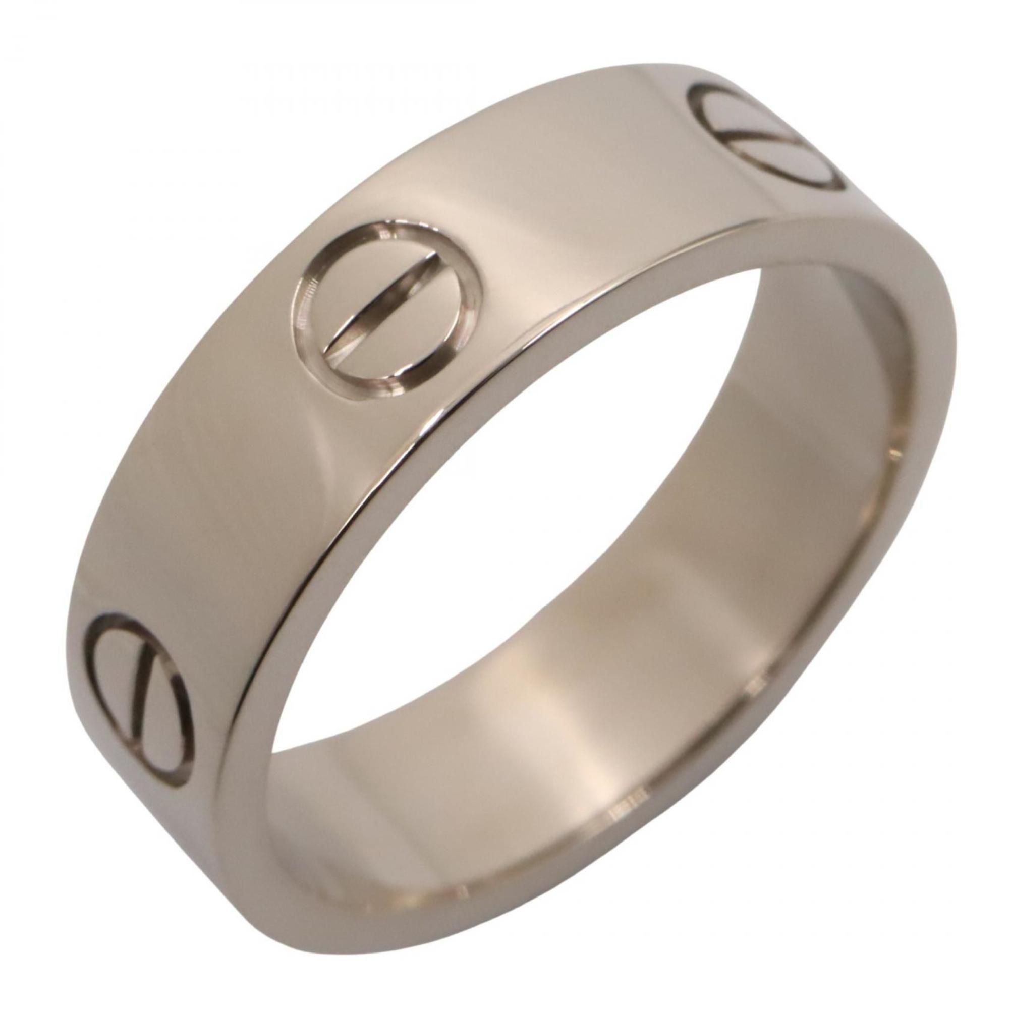 Cartier Love Ring, 18K White Gold, Silver, for Men and Women, B4022657