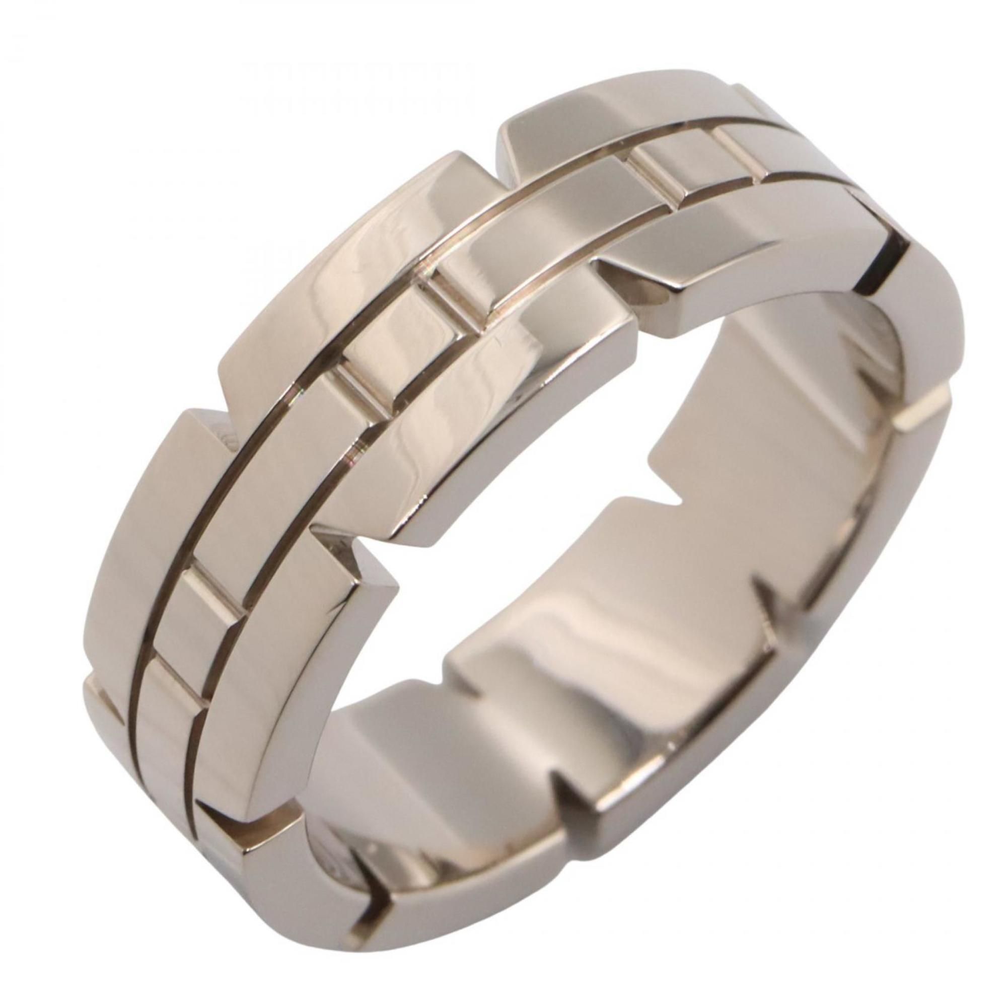 Cartier Tank Française Ring, 18K White Gold, for Men and Women, Silver