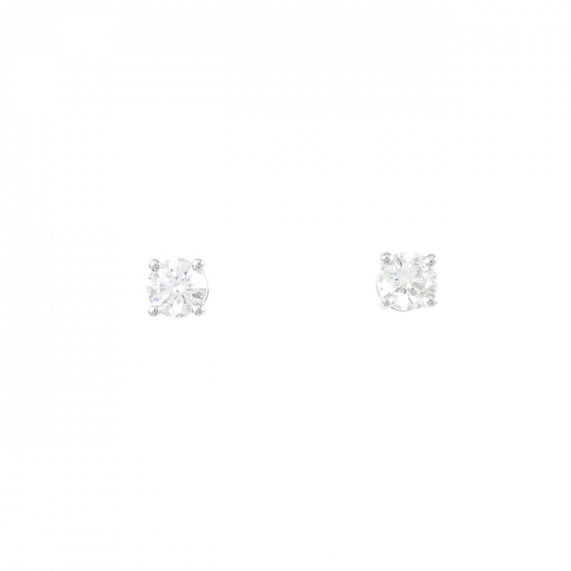 Tiffany Solitaire Earrings 0.26CT H VS1 EXT