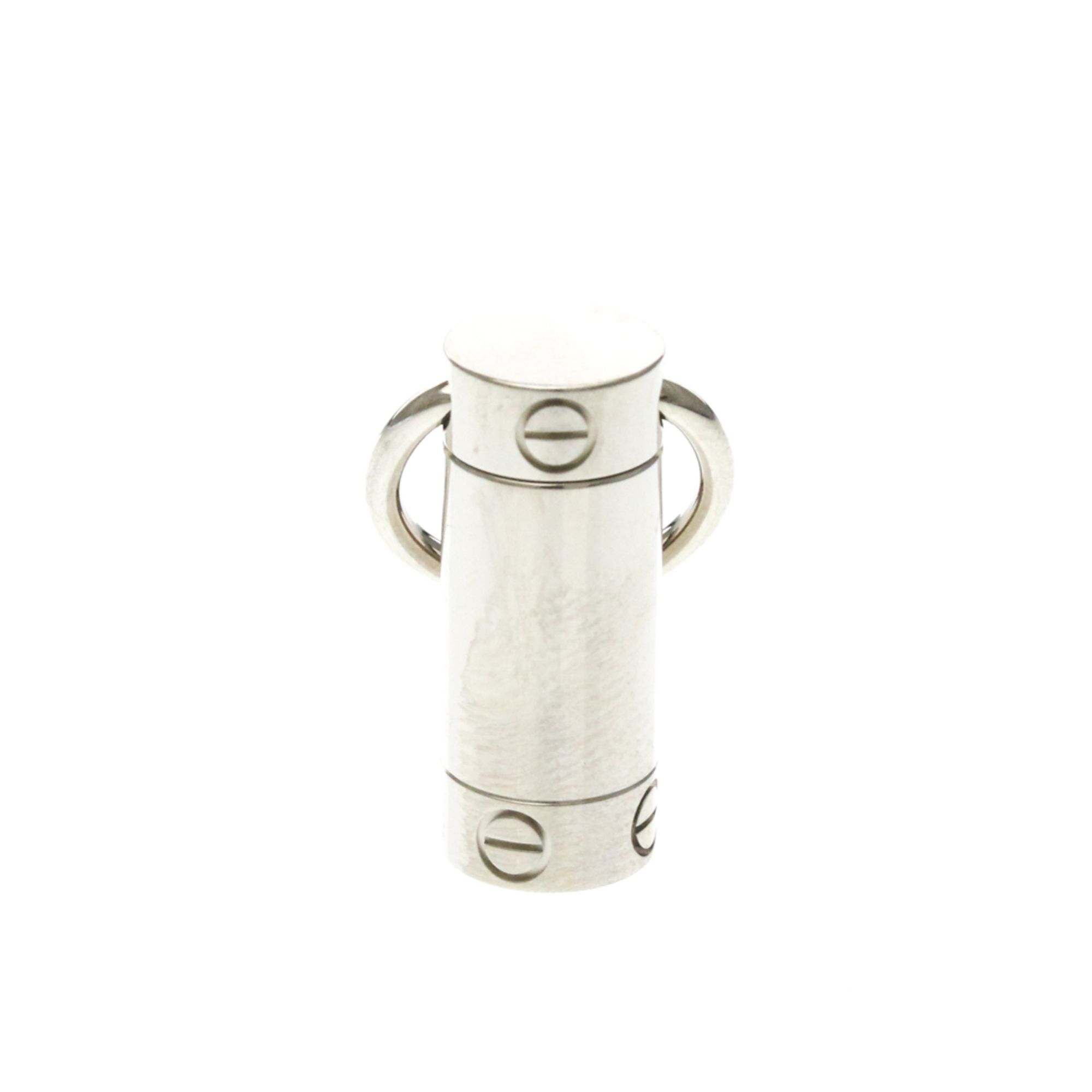 Cartier White Gold (18K) No Stone Necklace Charm Silver Love Screwdriver Charm