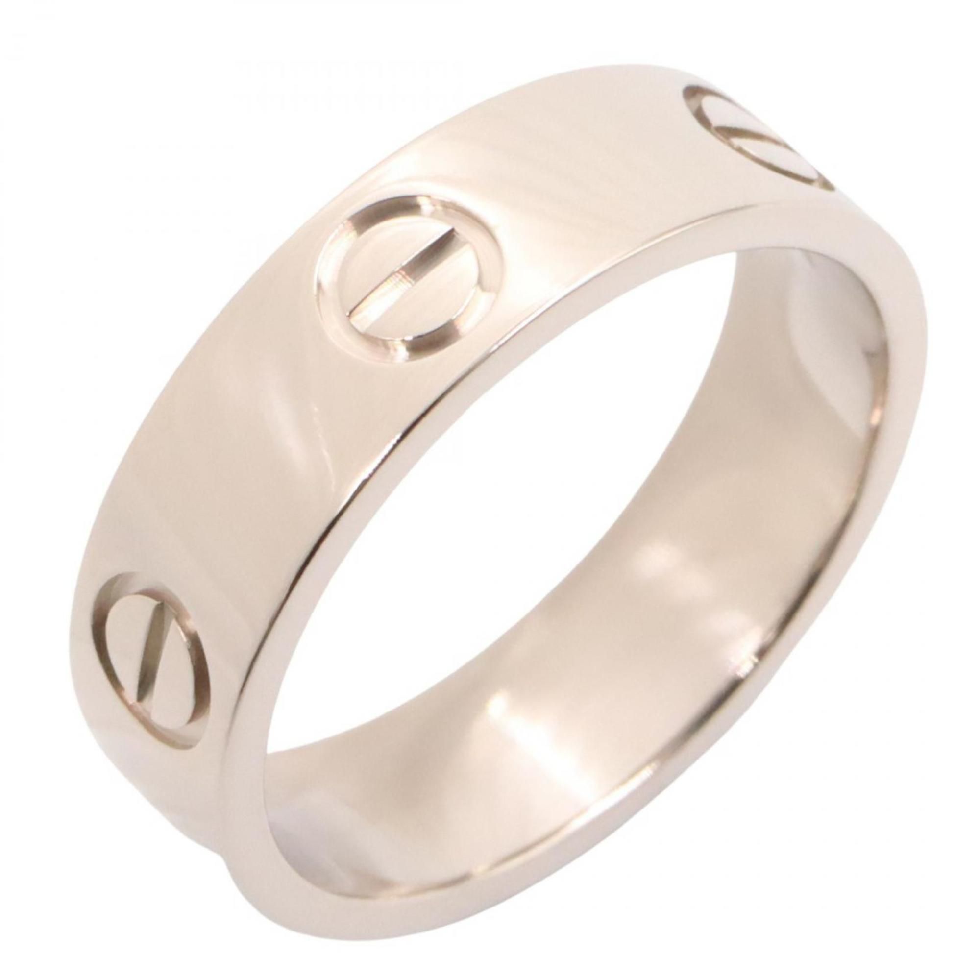 Cartier Love Ring, 18K White Gold, Silver, for Men and Women, B4084755