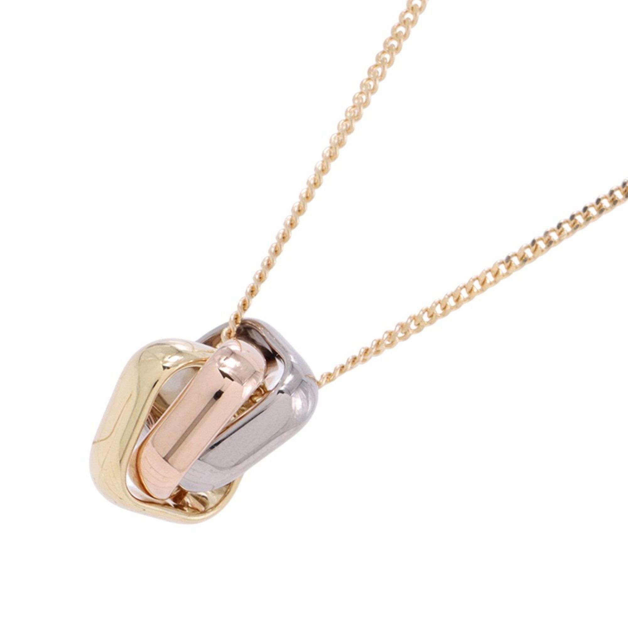 Cartier Trinity Cushion Necklace 18KYG/18KPG/18KWG B7224955 Pendant