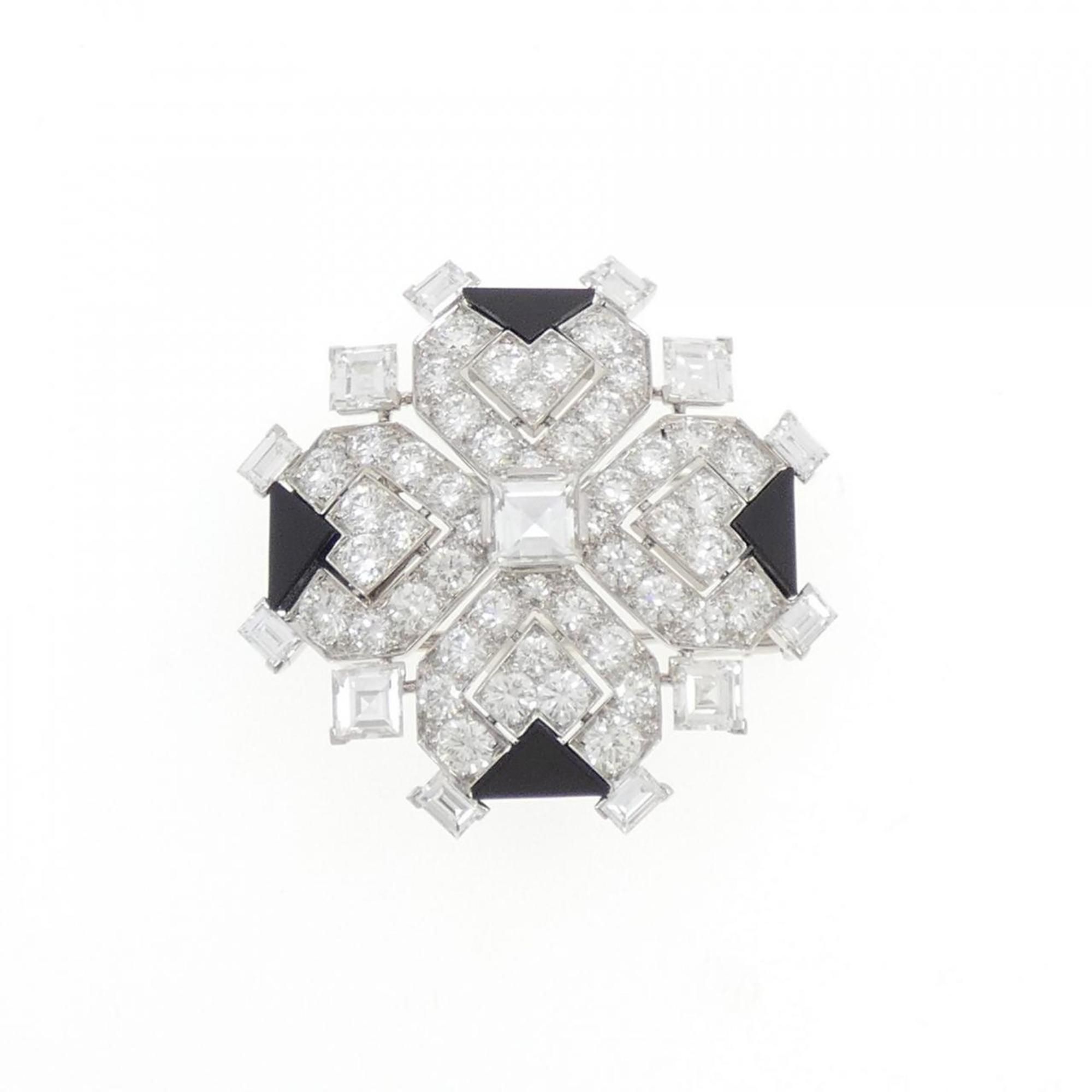 Cartier Geometry and Contrast Brooch