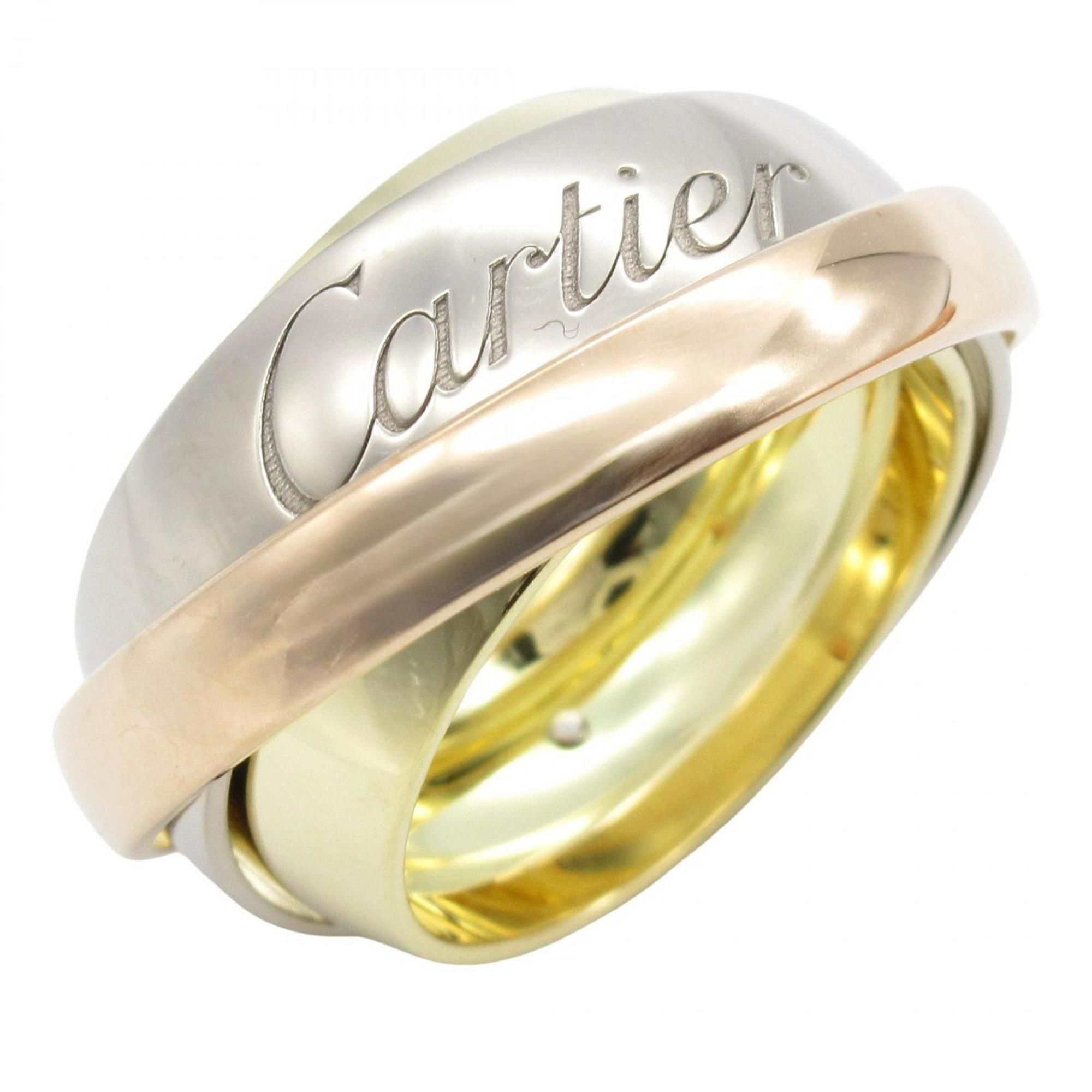 Cartier Trinity Must Essence 2002 Christmas Limited Edition Ring, available in 18K yellow gold, whit