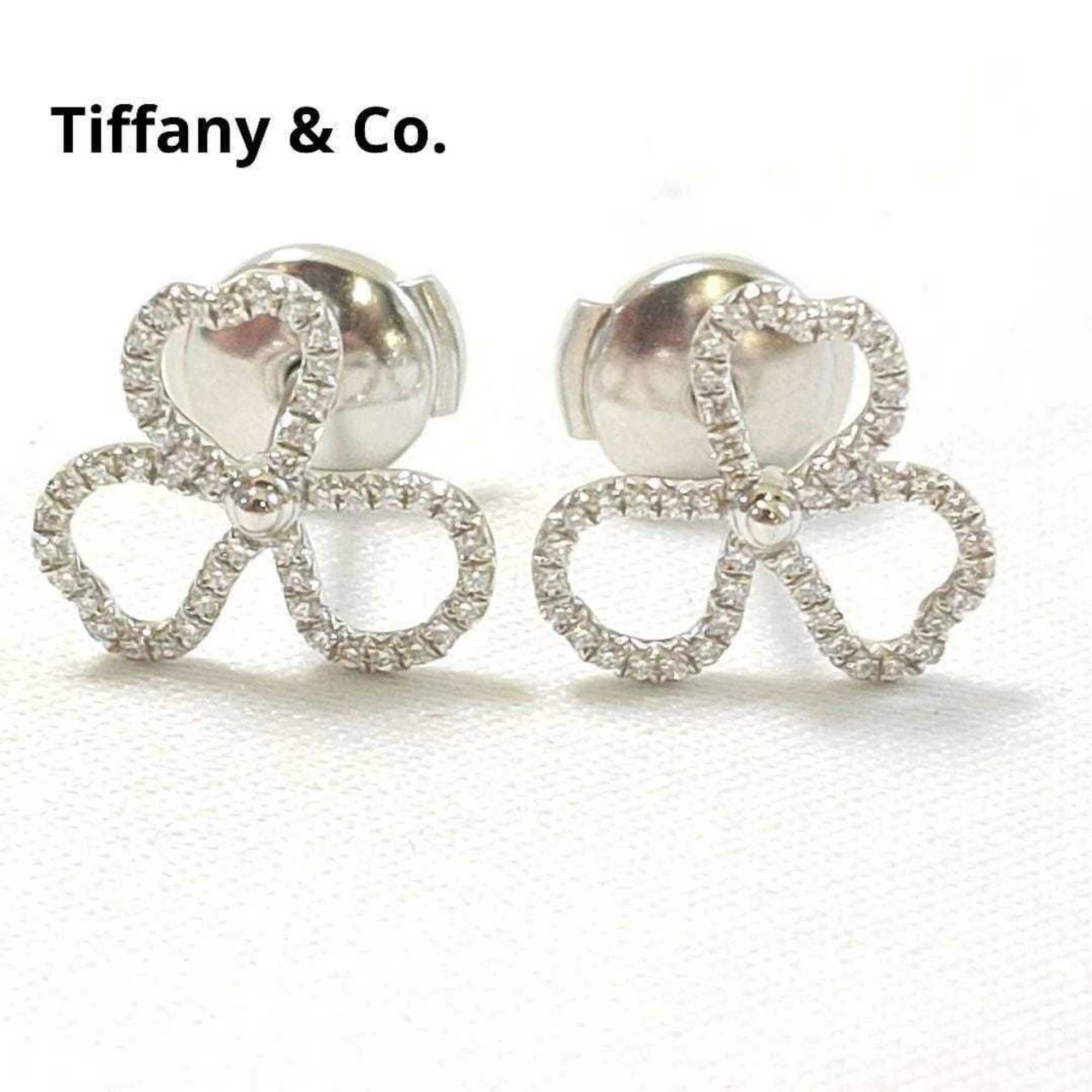 Tiffany pt950 Paper Flower Earrings 7252 & Co.