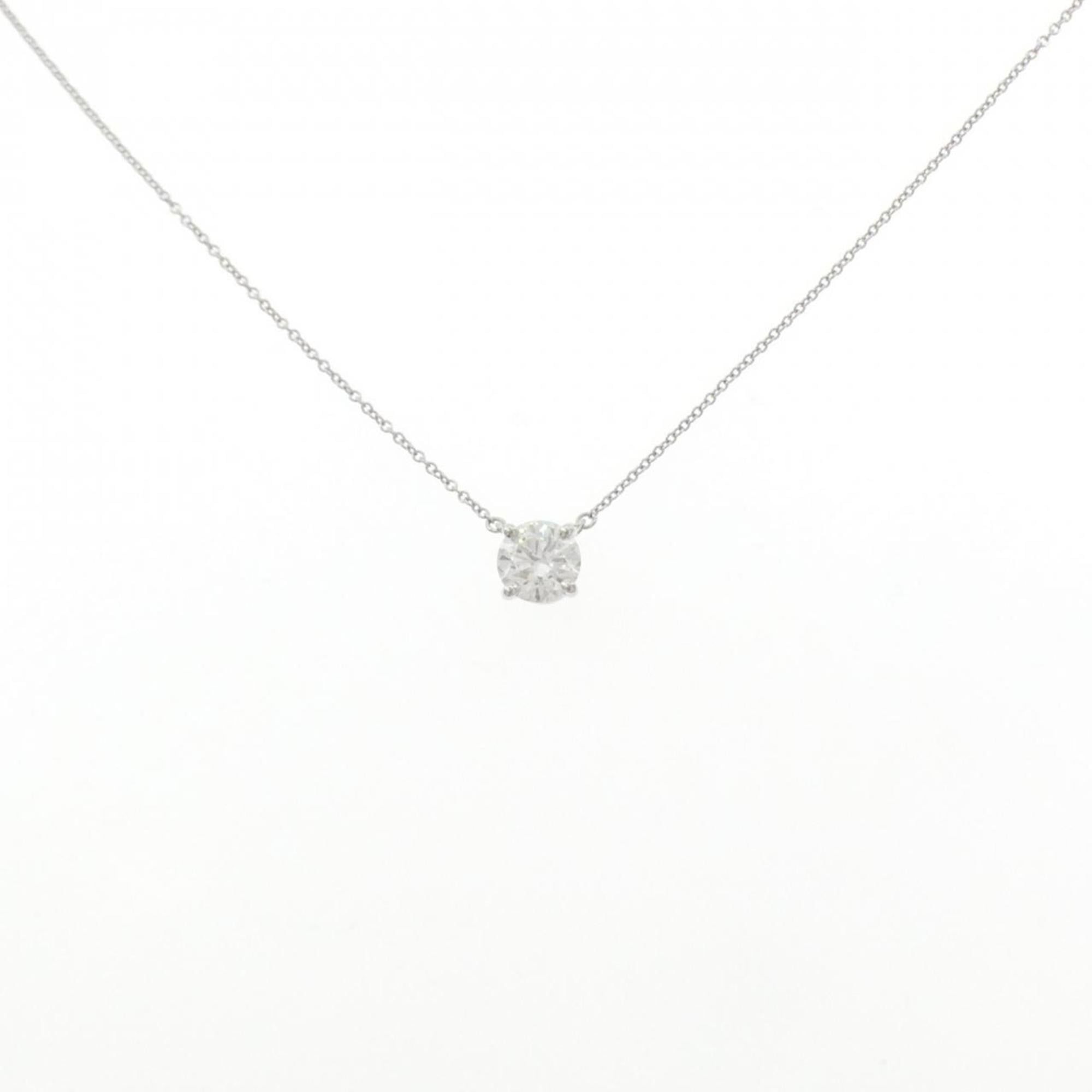 Tiffany Solitaire Necklace 1.13CT F VVS1 3EXT