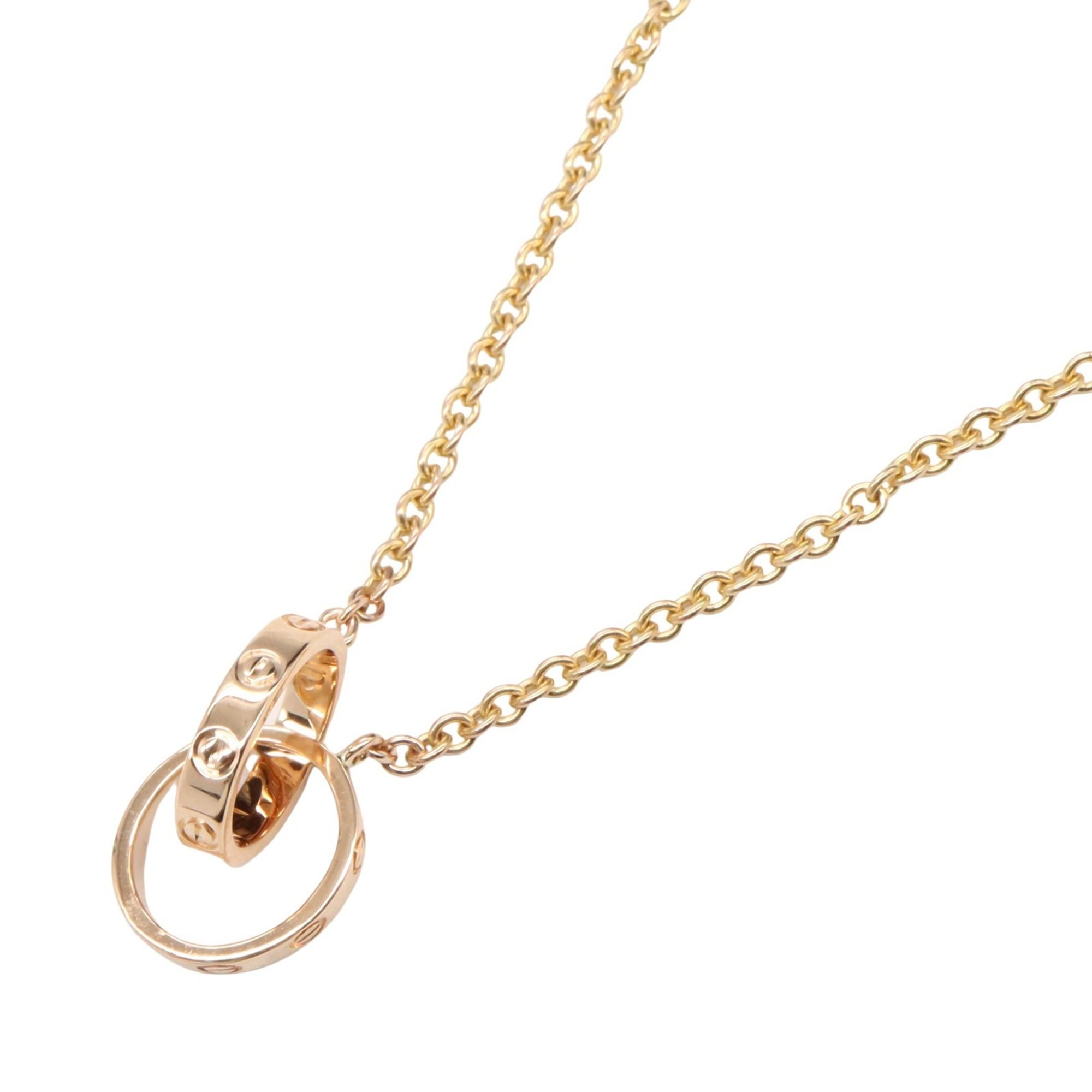 Cartier Baby Love Necklace, 18K Pink Gold, for Men and Women.