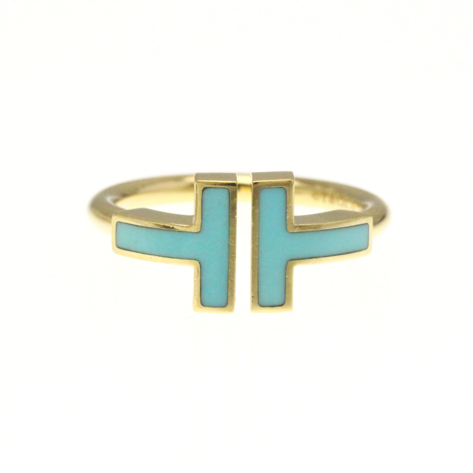 Tiffany T Wire Ring Yellow Gold (18K) Fashion Turquoise Band Ring Gold