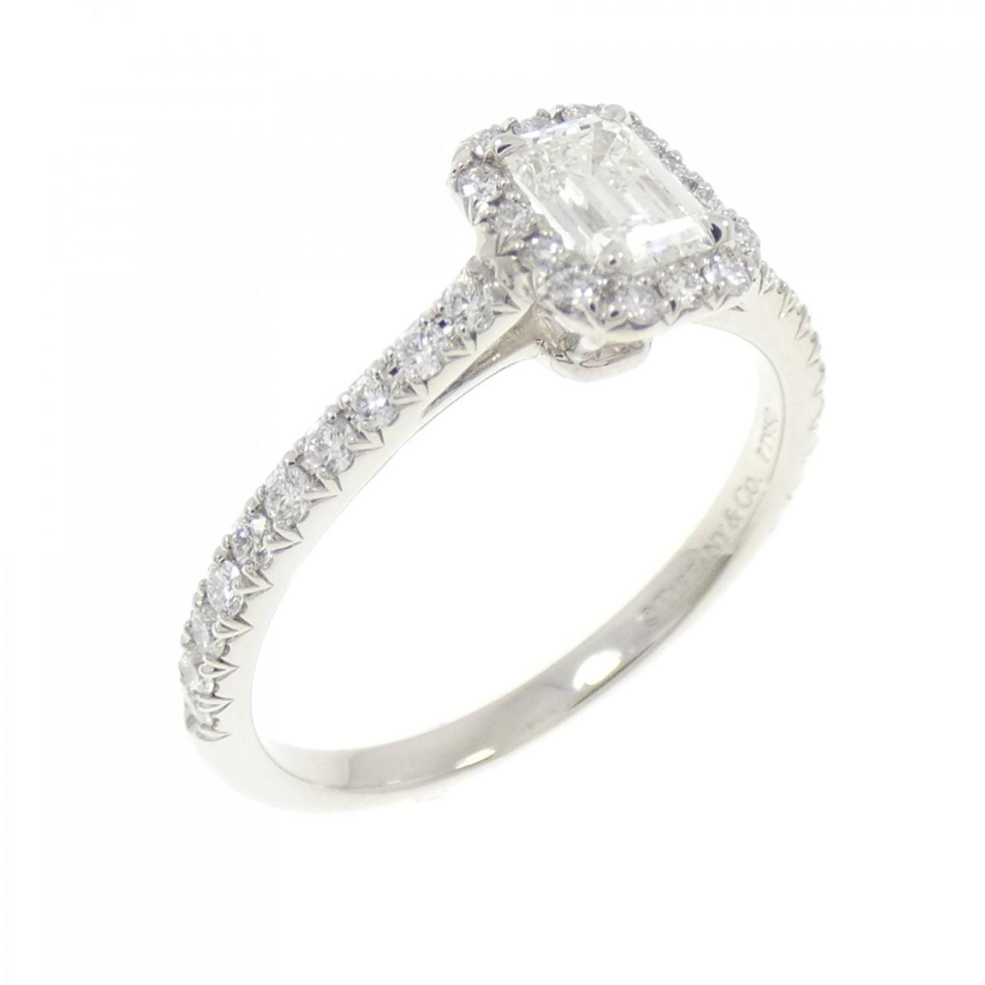 Tiffany Soleste Emerald Cut Ring 0.31ct H VVS1