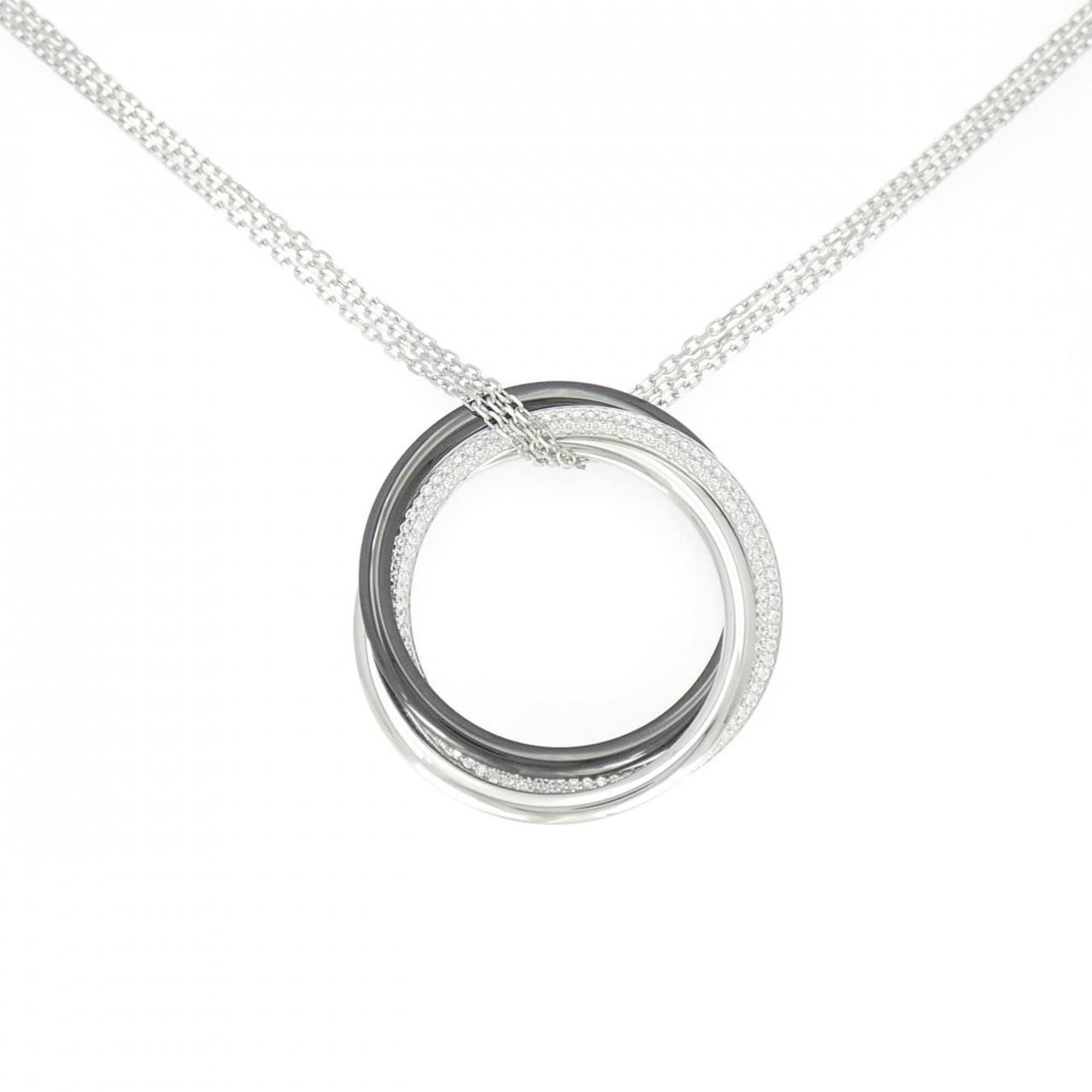 Cartier Trinity Black and White Pendant Necklace