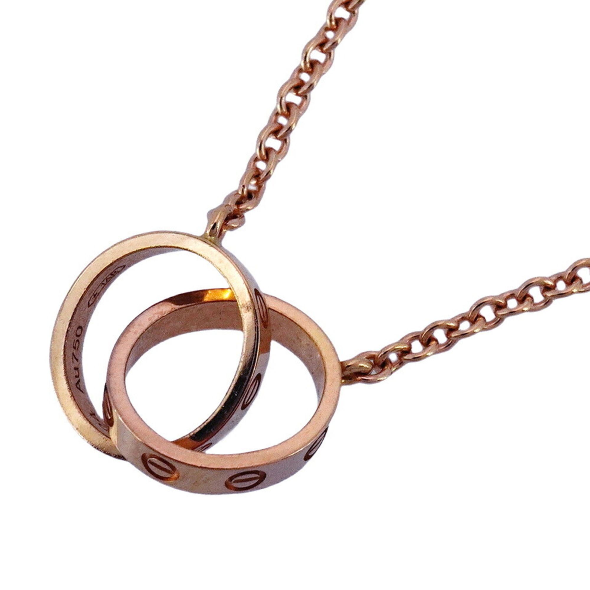 Cartier Baby Love Necklace in 18K Pink Gold for Women