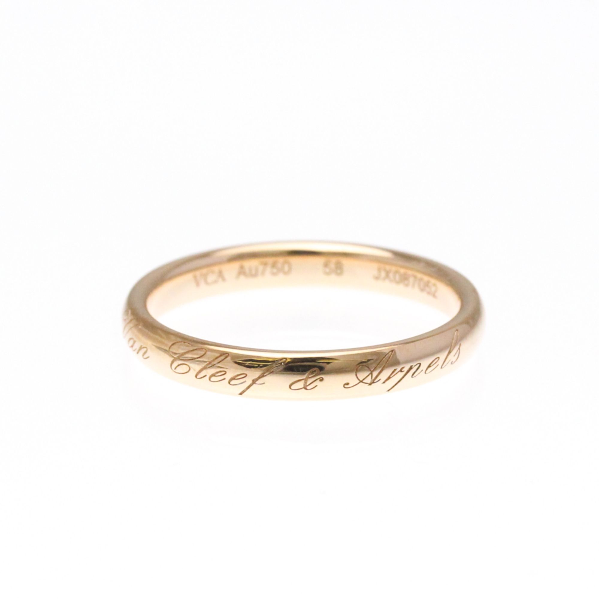 Van Cleef & Arpels Tandolmon Wedding Ring VCARP5MT58 Pink Gold (18K) Fashion No Stone Band Ring Pink