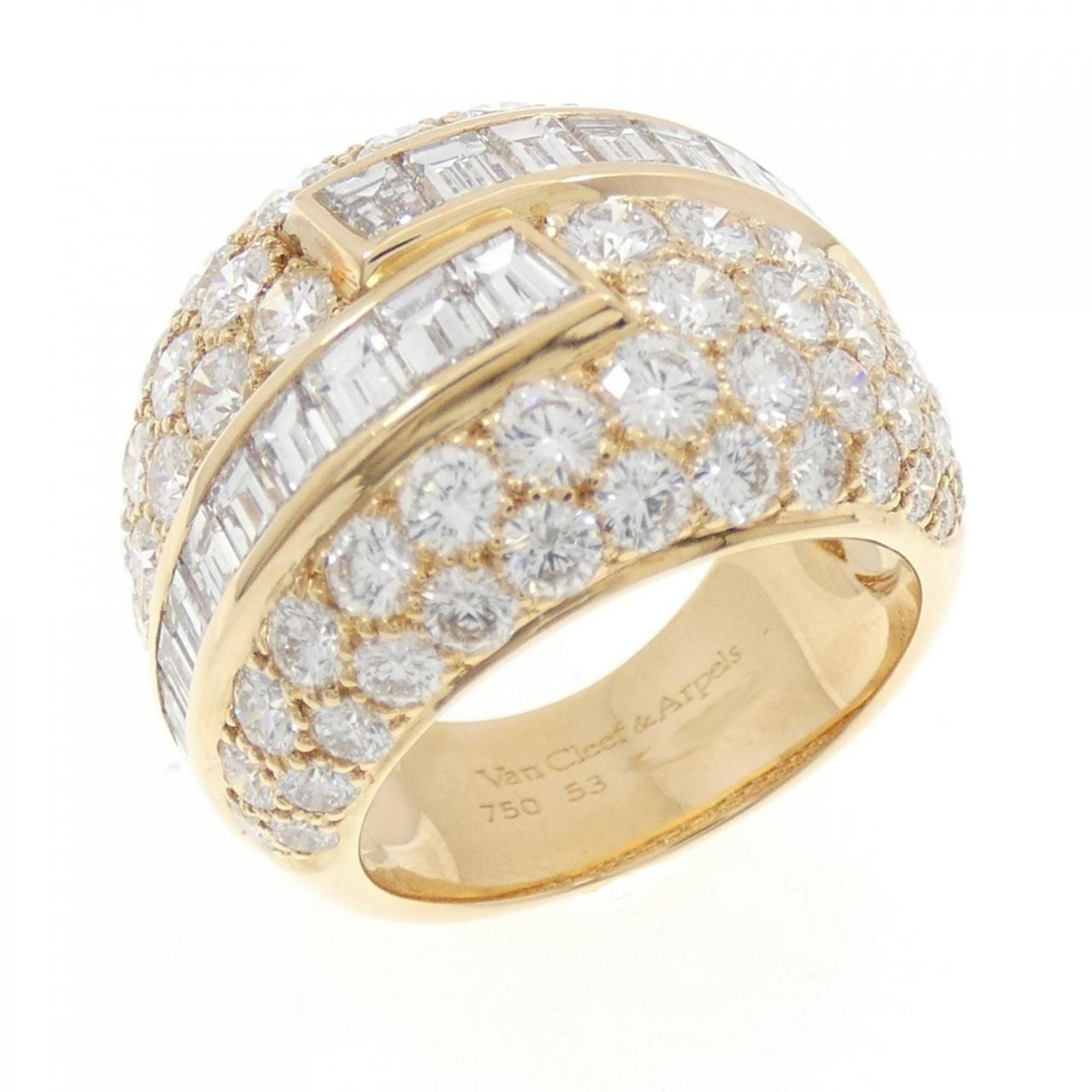 Van Cleef & Arpels Diamond B Ring