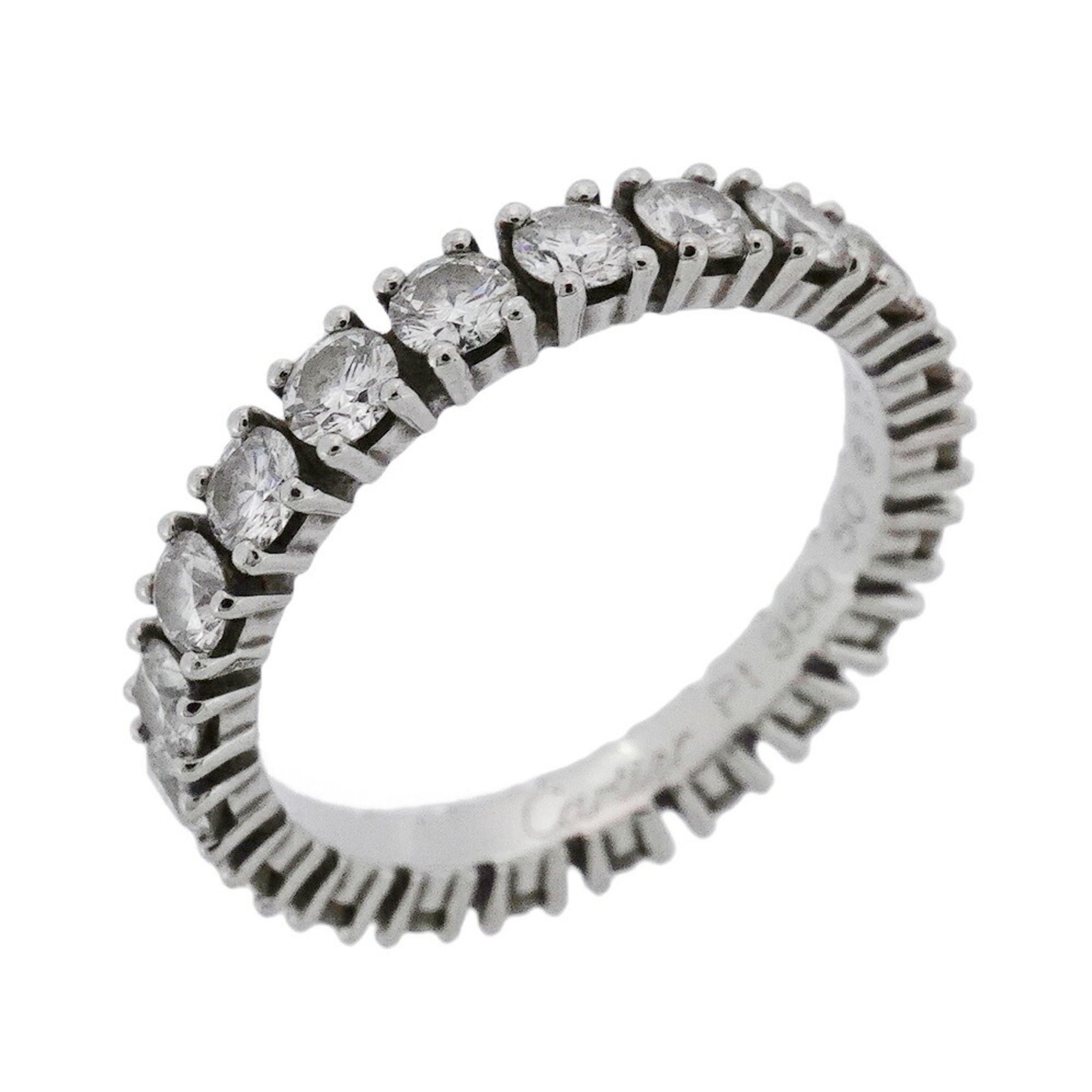 Cartier Destine Ring Pt950 Platinum Diamond 1.51ct #50 Women's