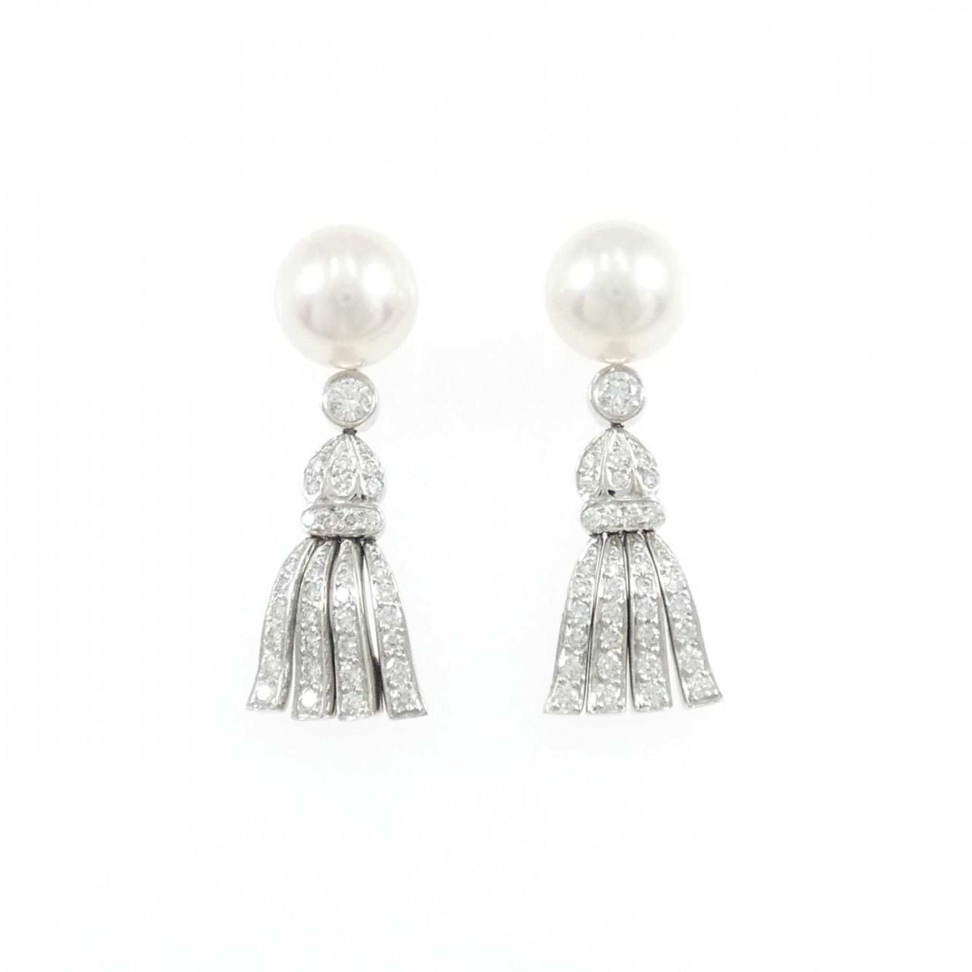 Tiffany Akoya pearl earrings 8.1mm