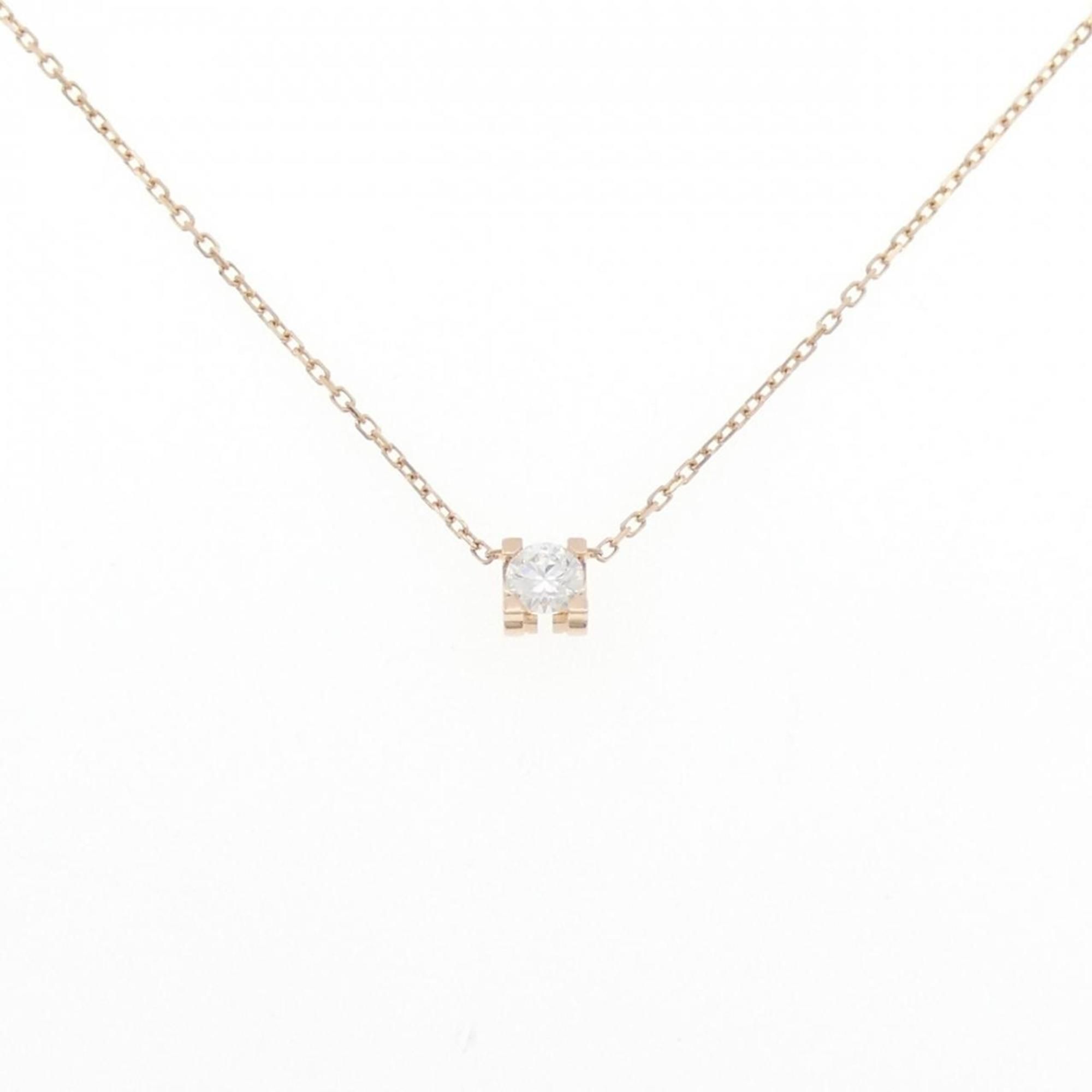 Cartier C de Necklace 0.19CT D IF 3EXT