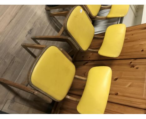 4 VINTAGE KITCHEN CHAIRS