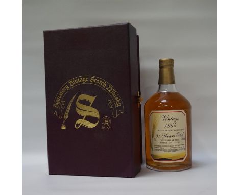 CAMBUS 1964 - SIGNATORYA fine old bottle of the Cambus 1964 Vintage 31 Year Old Single Grain Scotch Whisky.  70cl.  43.8% abv