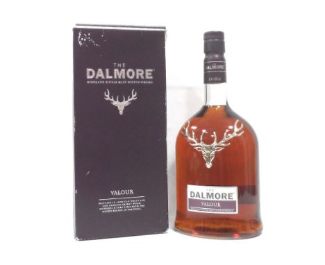 DALMORE VALOUR A bottle of this travel retail exclusive Dalmore Valour Single Malt Scotch Whisky.  1 Litre.  40% abv.  Level 