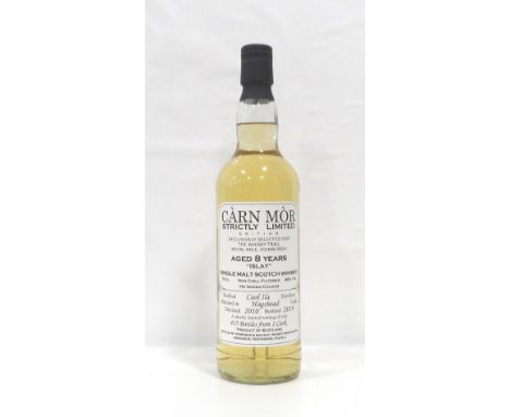 CAOL ILA 8YO - CARN MORA bottle of the Caol Ila 8 Year Old Single Malt Scotch Whisky bottled by Carn Mor as part of the stric
