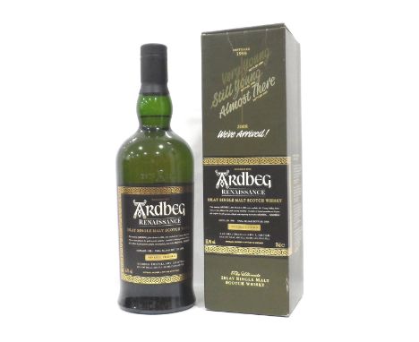 ARDBEG RENAISSANCEThe final instalment in the series celebrating the reappearance of the Ten Year Old Ardbeg.  Ardbeg Renaiss