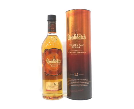 GLENFIDDICH TOASTED OAK RESERVEA Limited Edition bottling of Glenfiddich Toasted Oak Reserve 12 Year Old Single Malt Scotch W