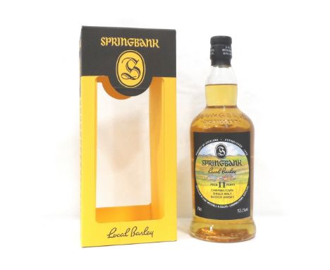 SPRINGBANK LOCAL BARLEY - 11YOSpringbank has been an early adopter of the idea of "Local" as a selling point for their whisky