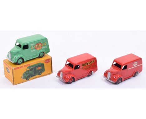 Dinky Toys Boxed 454 Trojan Cydrax Van, green body/wheel hubs, in excellent condition, with original box in good condition, c