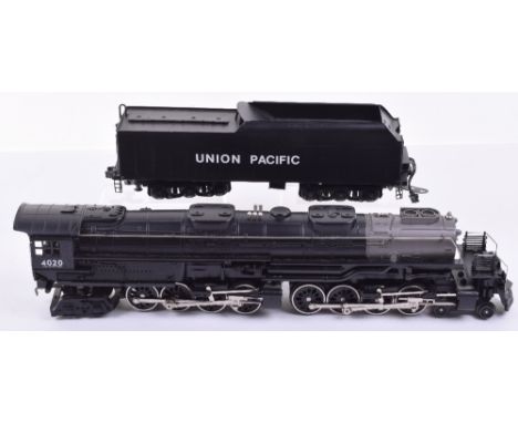  0 Gauge MTH Rail King Union Pacific Big Boy, 3-Rail with proto sounds,  4-8-8-4  outline steam engine 4020 and Union Pacific