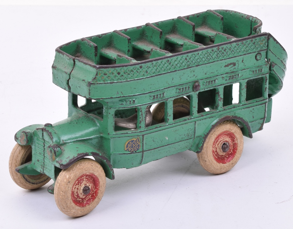 cast iron double decker bus