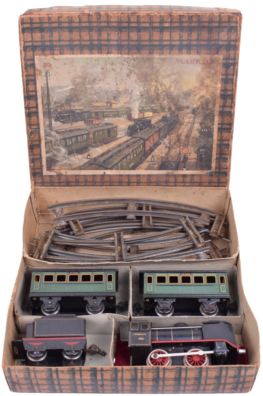 Marklin 0 gauge R880 Passenger Train set, circa 1930, c/w 0-4-0 R880 ...