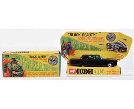 Corgi Toys 268 The Green Hornets Black Beauty, black body, spun wheels, in very good to excellent condition, complete with in