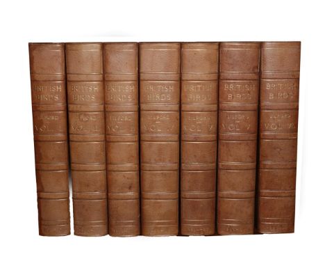Lilford, Thomas L. Powys, 4th Baron Coloured Figures of the Birds of the British Islands. R.H. Porter, 1891-7. 8vo (7 vols). 