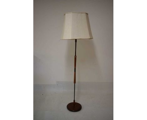 1960's period teak standard lamp, 174cm high approx. 