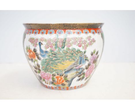 Oriental planter - chip to base Height  20 cm 