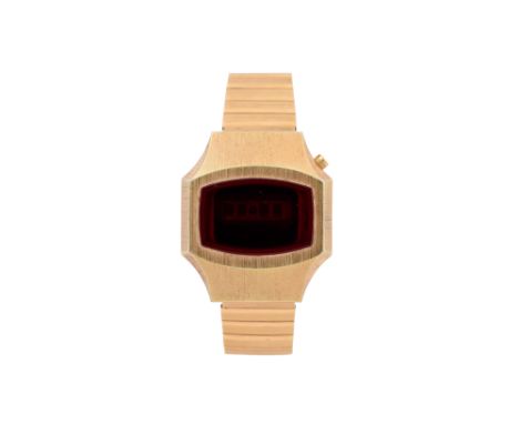 A RARE MEN'S SEARS, ROEBUCK &amp; CO GOLD PLATED QUARTZ BRACELET WATCHPhasar 2000 LED
Brand: Phasar 2000 Sears, Roebuck &amp;
