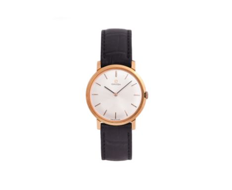 A MEN'S OMEGA GOLD PLATED MANUAL WRISTWATCHVintage
Brand: OmegaCase reference: 111.046Year: Circa 1950'sMovement: Manual, Cal